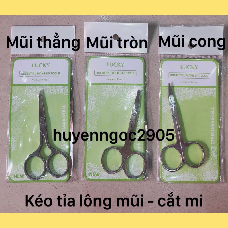 Kéo tỉa lông mũi - Cắt mi Lucky đơn giản, dễ sử dụng