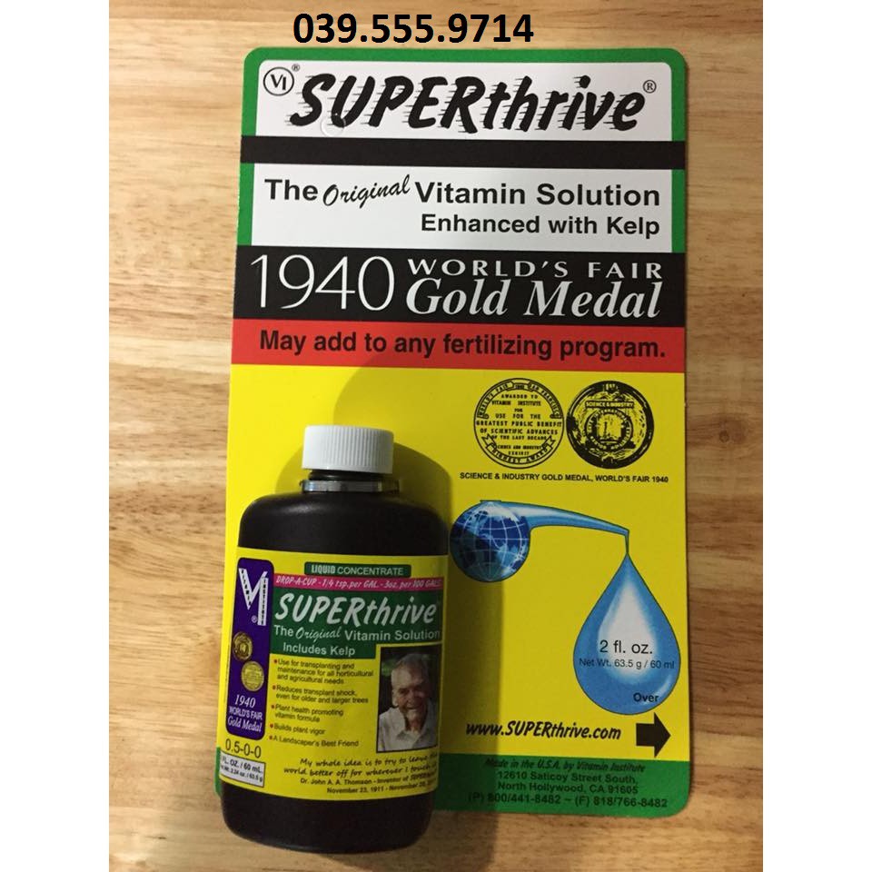 SuperThrive 60ml - Hoocmon Kích Thích Tăng Trưởng Cho Lan