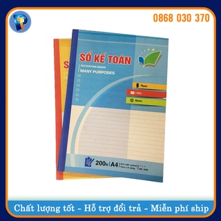 Sổ A4, Sổ Kế Toán Tổng Hợp 200 Trang