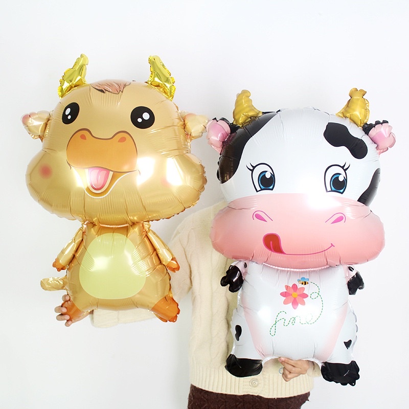 Bóng Trang Trí Con Trâu Vàng, Bò Sữa
