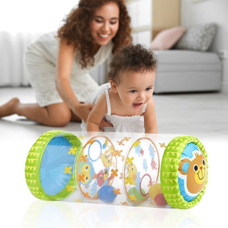 Đồ Chơi Thảm Bóng Lăn Bơm Hơi Hỗ Trợ Vận Động Di Chuyển Cho Bé Tập Bò - Bruin - Inflatable Activity Roller