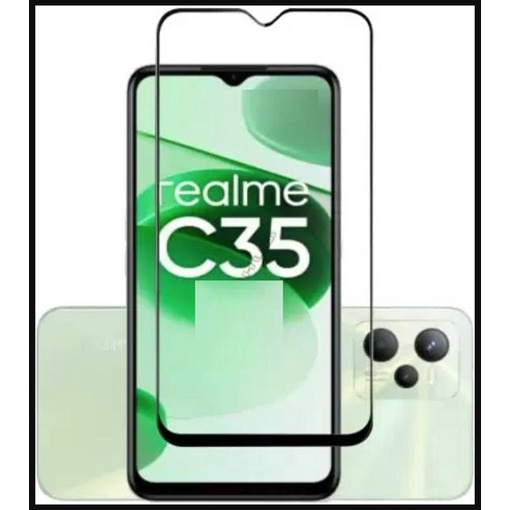 Kính cường lực Realme C35 (Full Màn, Full keo)