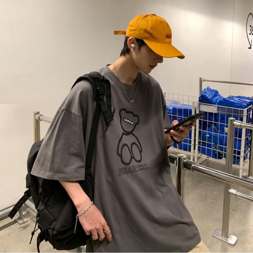 Áo thun tay lỡ nam nữ, áo phông unisex form rộng oversize D135 | BigBuy360 - bigbuy360.vn