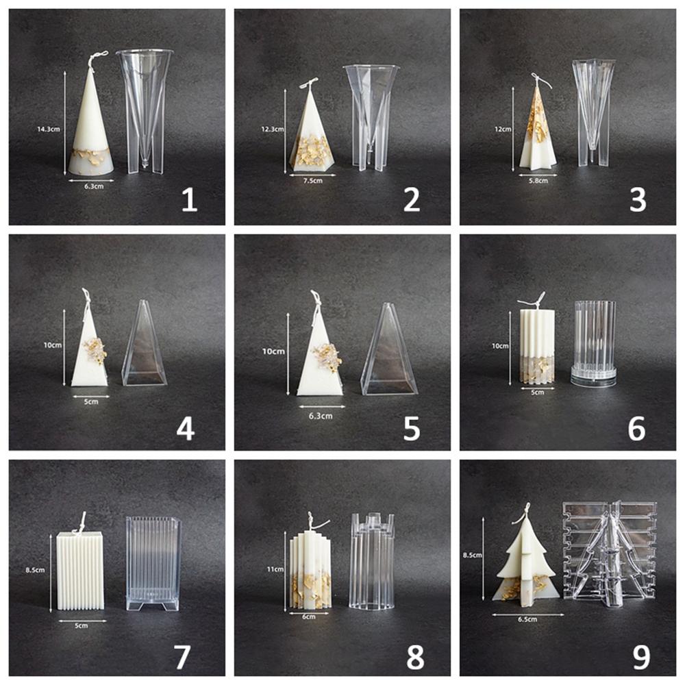 Khuôn nhựa acrylic tạo hình làm bánh kẹo/nến