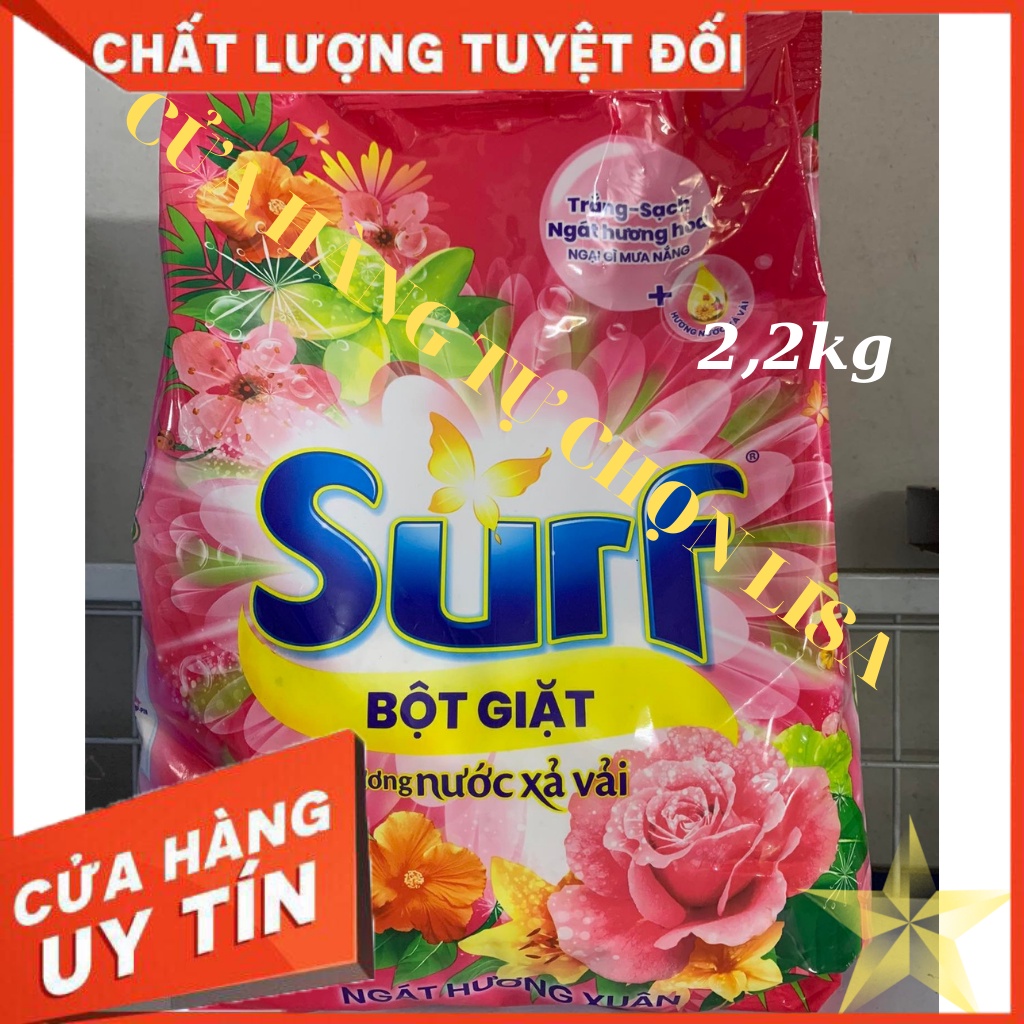 Bột giặt Surf ngát hương xuân gói 2,2kg