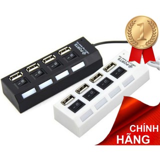 Thiết bị chia cổng USB 4 cổng có công tắc
