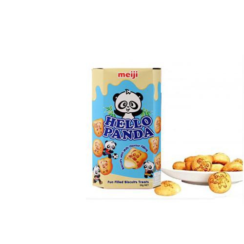 Bánh gấu Meiji Hello Panda vị Sữa – hộp 50g