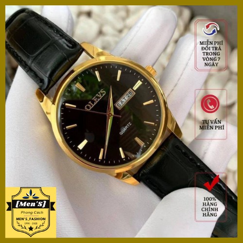 Đồng Hồ Nam Cao Cấp Dây Da Đẹp Chính Hãng OLEVS | BigBuy360 - bigbuy360.vn