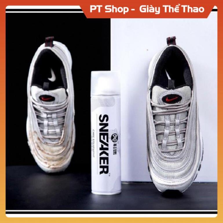 [FreeShip+ Hàng Xịn]  Chai Xịt Vệ Sinh Giày Sneaker - Bình Cao Cấp Bình Xịt Trắng Giày đánh bay bụi bẩn Sneaker