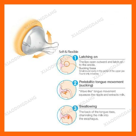 Pigeon Bình Sữa Bằng Silicon Mềm Mại An Toàn Cho Bé