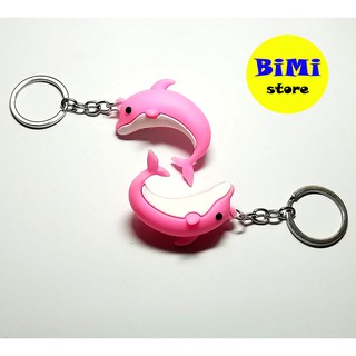 Móc khóa cá heo nhựa - BiMi store
