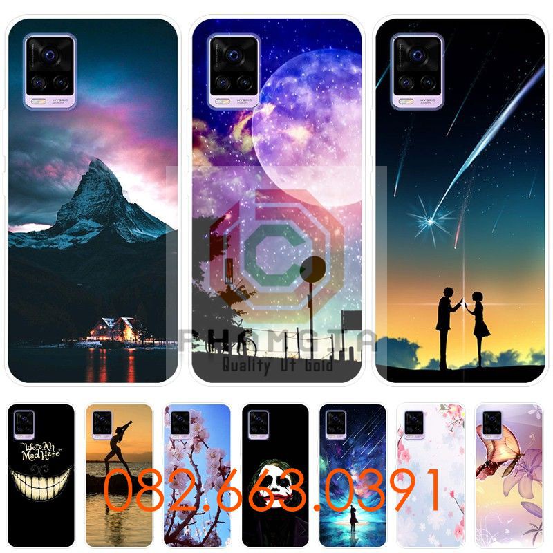 Ốp lưng Vivo V20 in hình đẹp, dễ thương