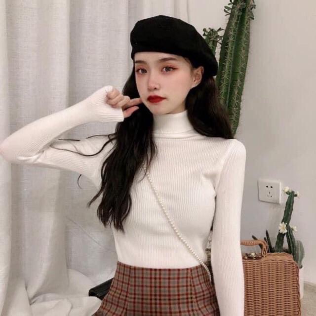 Áo Len Cổ Lọ Nữ Lông Cừu Hàng Quảng Châu Cao Cấp | BigBuy360 - bigbuy360.vn