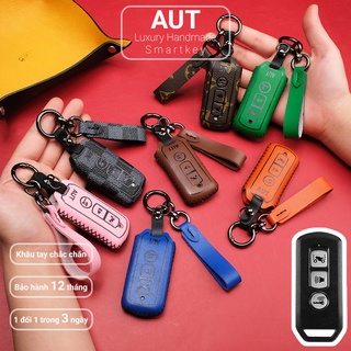 Ví da chìa khóa Honda SH Pcx SH Mode Cub Adv khâu tay SHKV có tay cầm móc AD