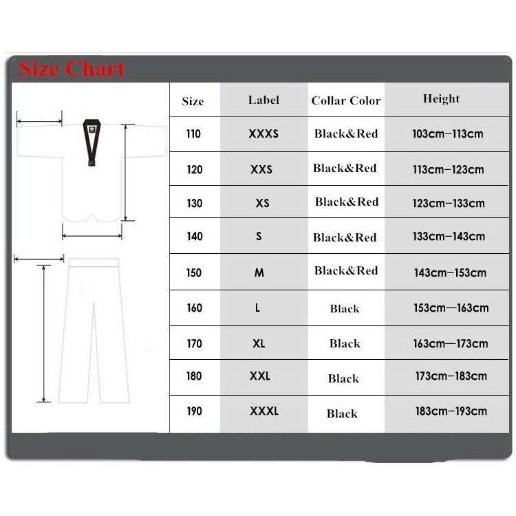 Đồng Phục Taekwondo Truyền Thống Cho Người Lớn Và Trẻ Em