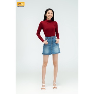 Áo thun giữ nhiệt cổ lọ nữ yody cổ 3 phân, áo lót giữ nhiệt nữ cổ liền 3 cm chất liệu - atn4576