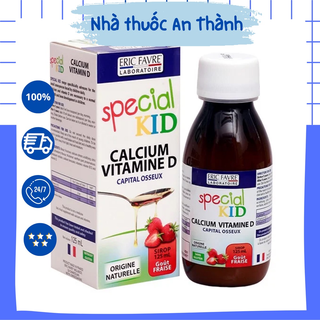 Sirô bổ sung calcium vitamin d3 special kid 125ml - hàng chính hãng - ảnh sản phẩm 1