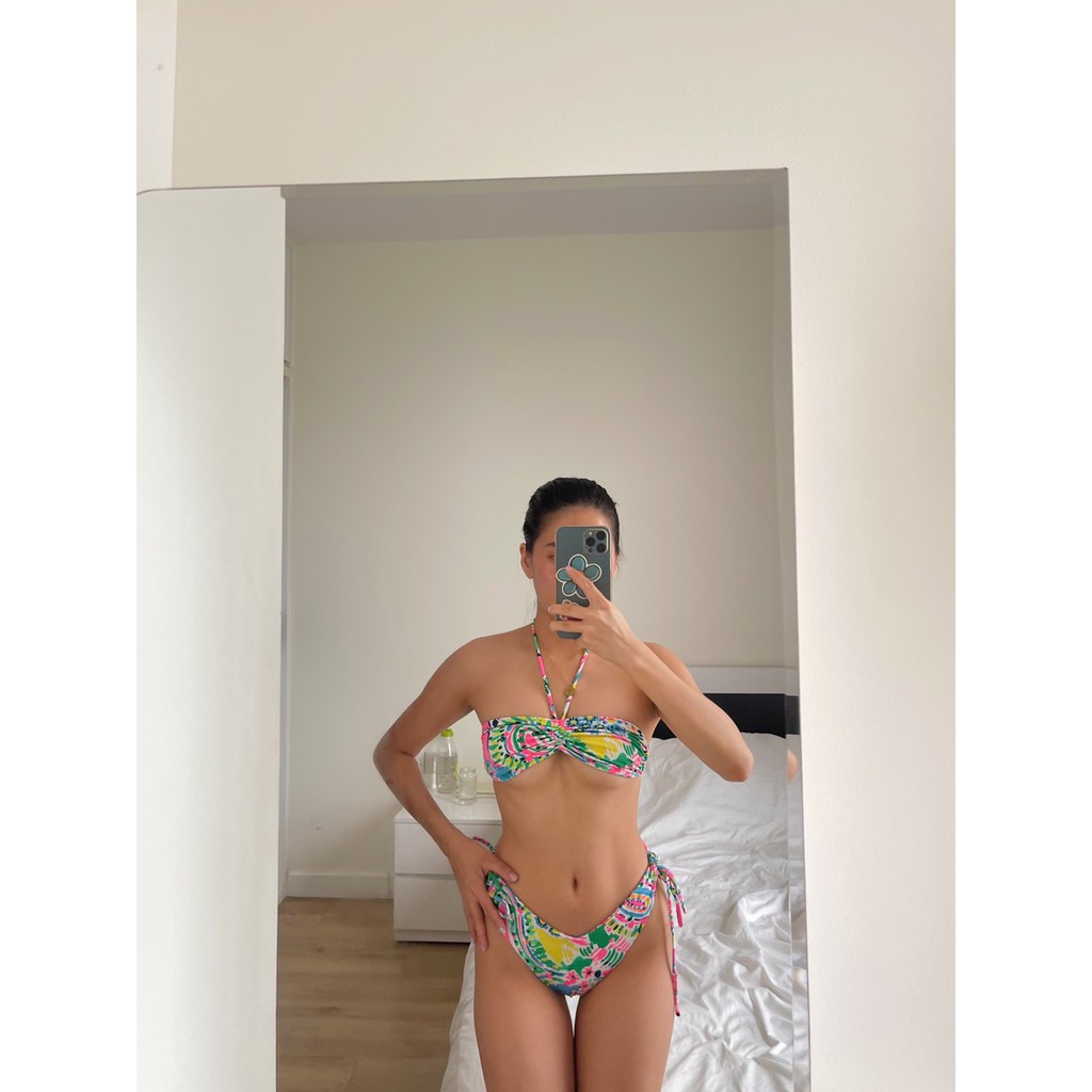 Jeune Bikini họa tiết hè Tropical