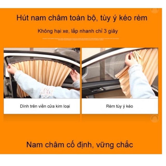 Thanh lý 4 tấm rèm che nắng ô tô, rèm chắn nắng, chống nắng ô tô