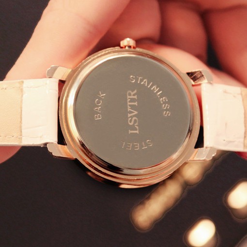 [Mã FAMAYWA2 giảm 10k đơn từ 50k] (HOT) Đồng Hồ Nữ LSVTR Dây Da Mặt Kim Loại NEVA9025 | BigBuy360 - bigbuy360.vn