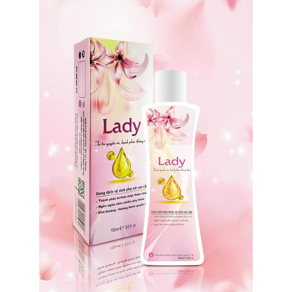 Dung dịch vệ sinh phụ nữ cao cấp Lady