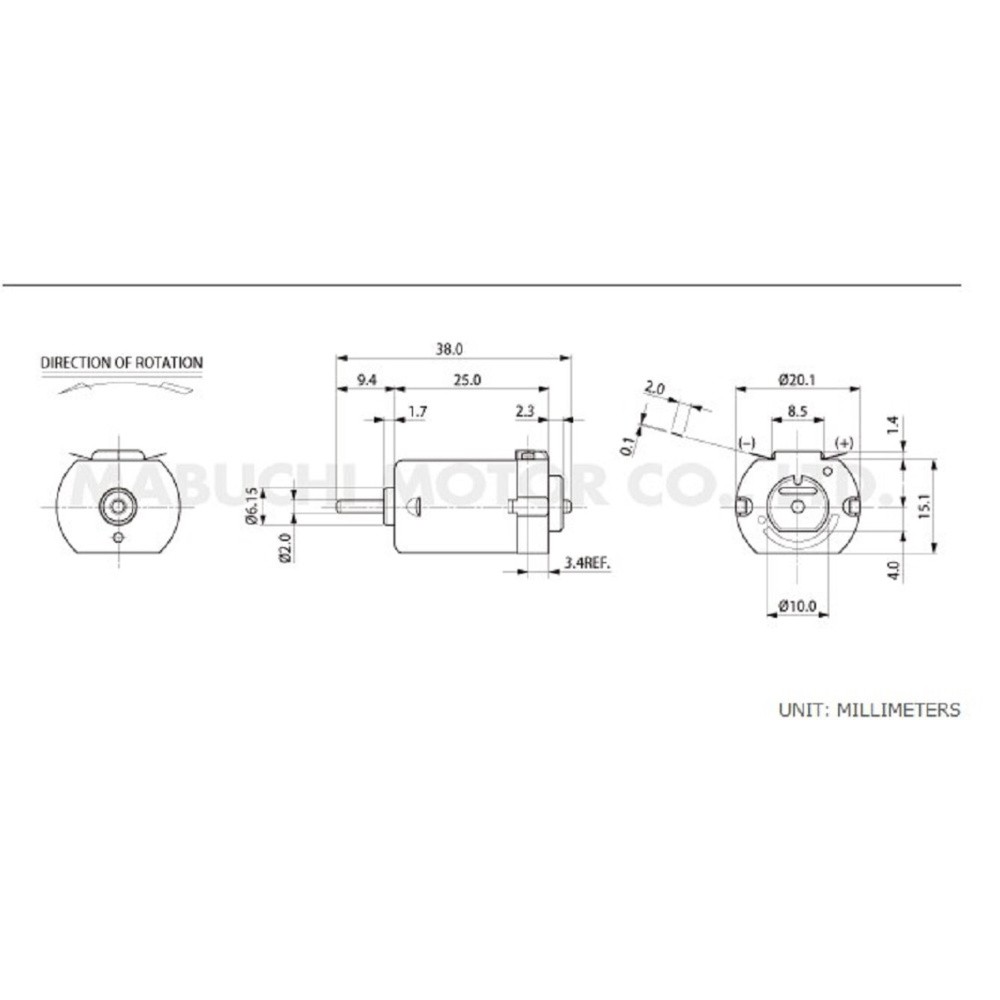 Combo 4 motor Mini 3V DC loại 130 - DIY