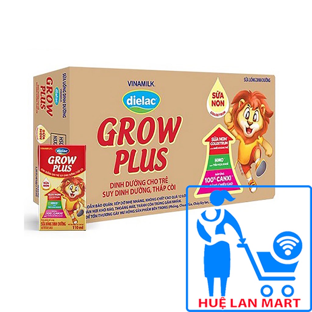 Sữa Bột Pha Sẵn Sữa Non Vinamilk Dielac Grow Plus GP3 110ml (Thùng 48 hộp)