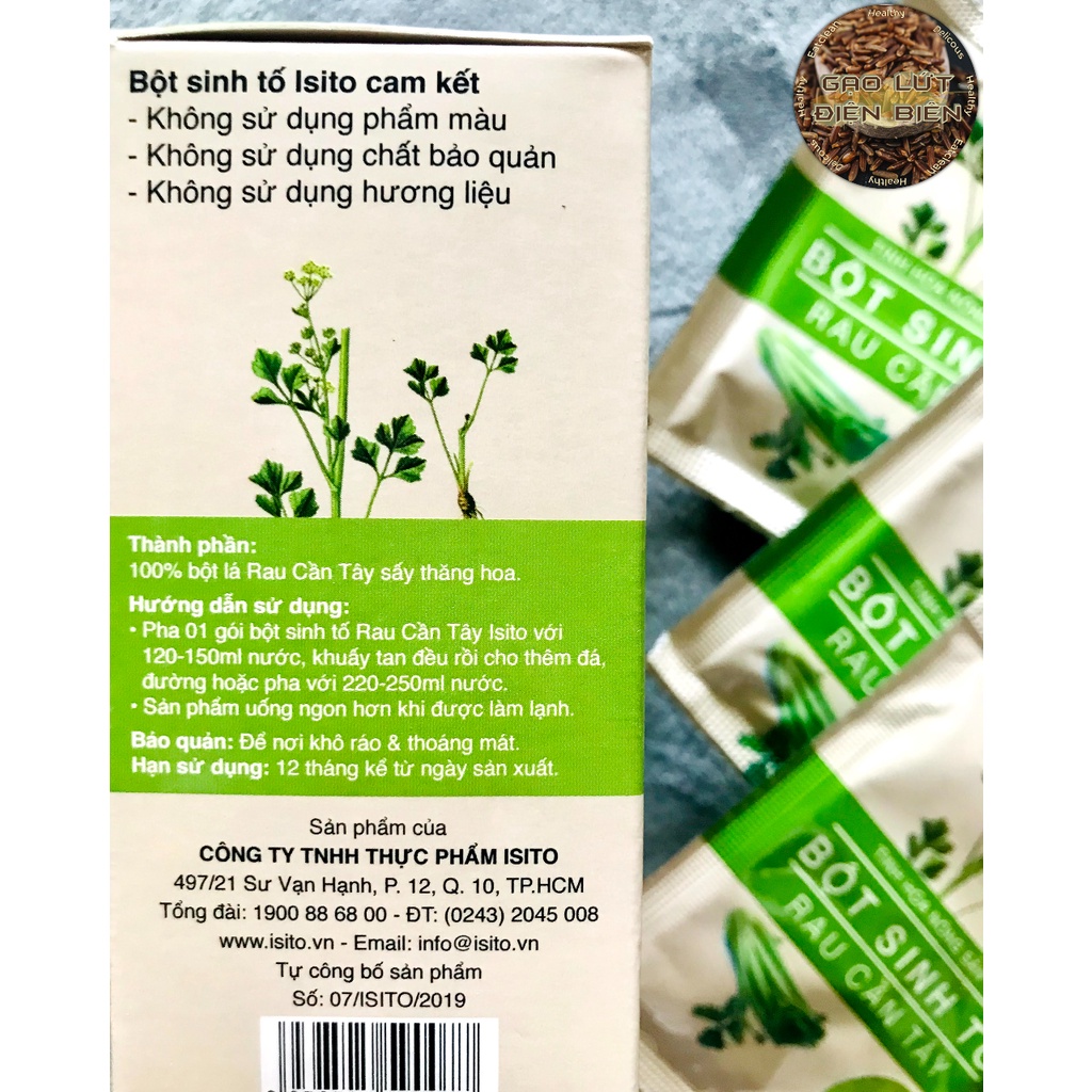 Bột rau Cần Tây ISITO - eatclean, giảm cân