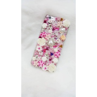 ỐP LƯNG ĐÍNH ĐÁ HANDMADE FULL HOA