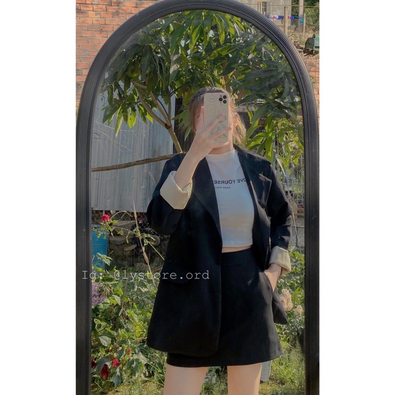 Áo balzer hai lớp dày dặn