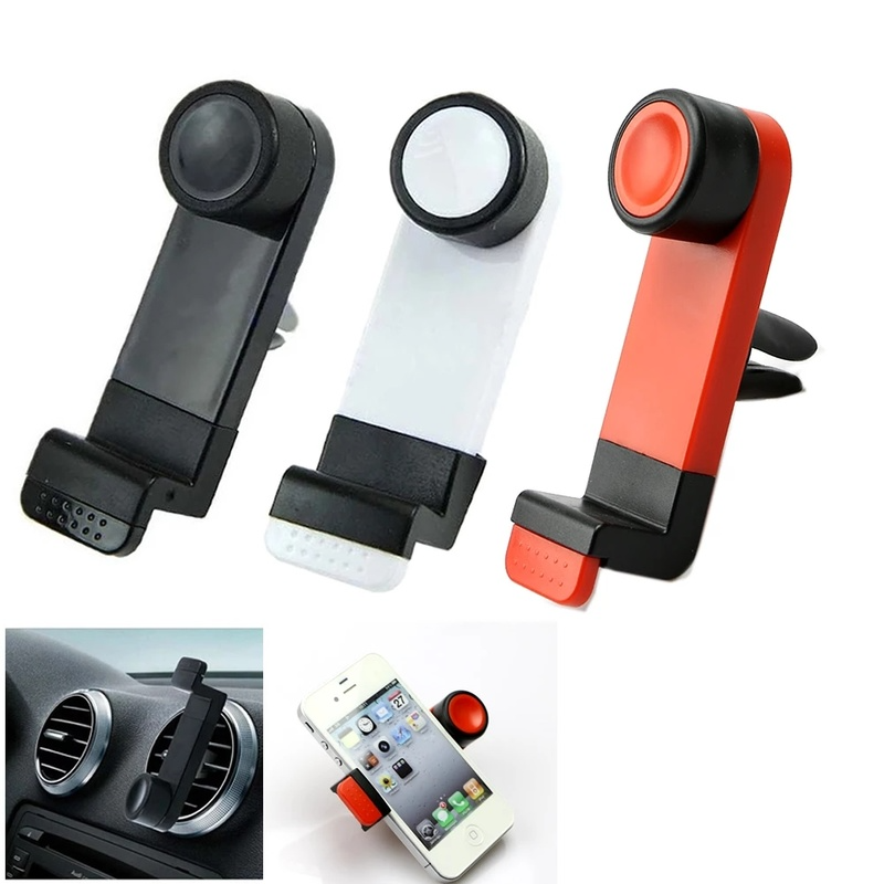 [VES] 360 Rotating In Car Air Vent Mount Holder Cradle Stand/ Universal Mobile Phone Car Air Vent Mobile Phone Holder Mount/ In Car Phone Bracket Compatible with IPhone and All Android Phones
