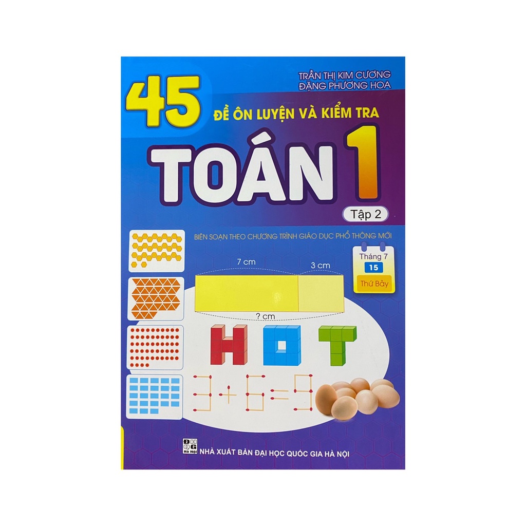 Sách - 45 đề ôn luyện và kiểm tra toán 1 tập 2