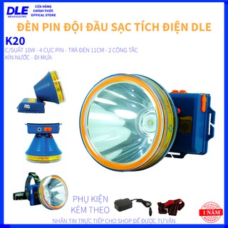 [HÀNG THÁI] ĐÈN PIN ĐỘI ĐẦU K20 - DDC - 4 CỤC PIN - 16800mAh - CHỐNG NƯỚC - ĐÈN ĐỘI ĐẦU - ĐÈN ĐEO ĐẦU - ĐÈN SOI ẾCH - ĐÈ