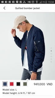 Áo gió Pull and Bear