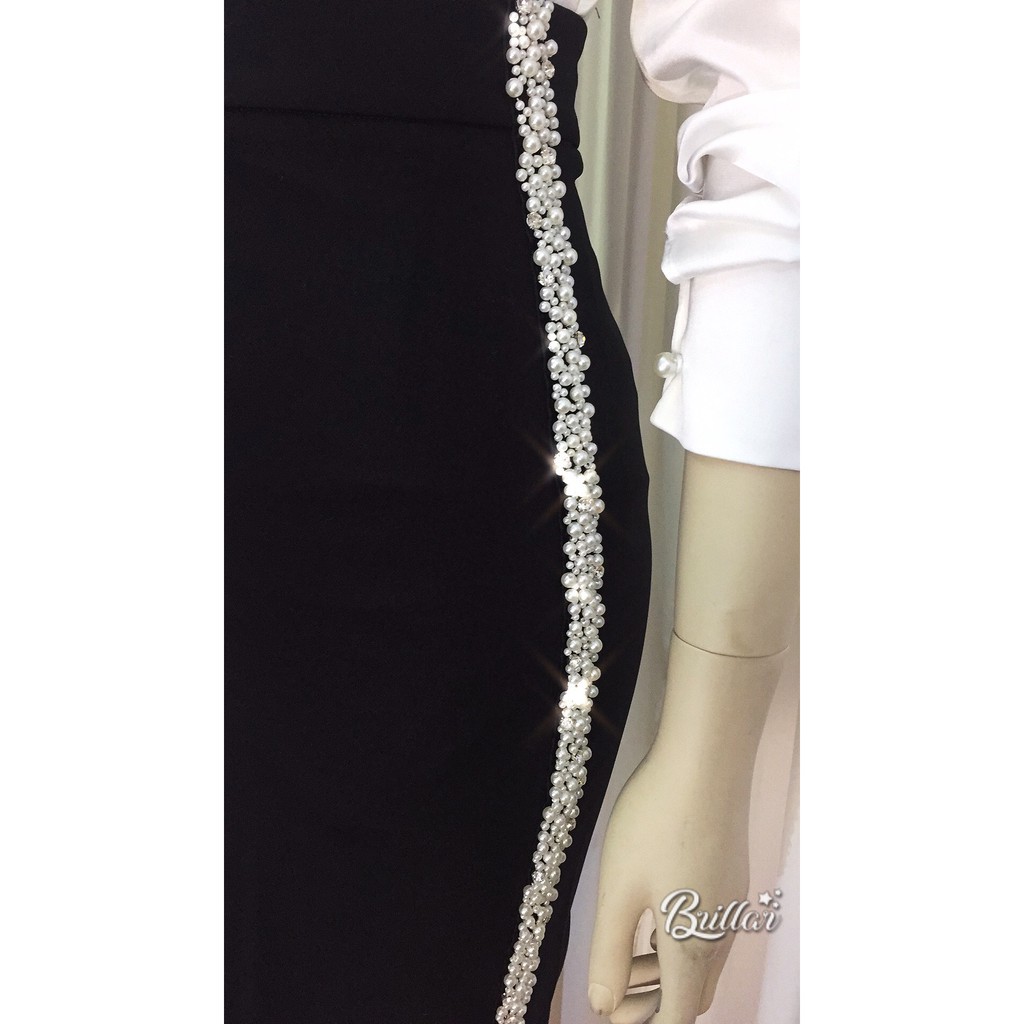 Chân váy bút chì💖Ảnh thật💖Chân váy dự tiệc đính đá | BigBuy360 - bigbuy360.vn