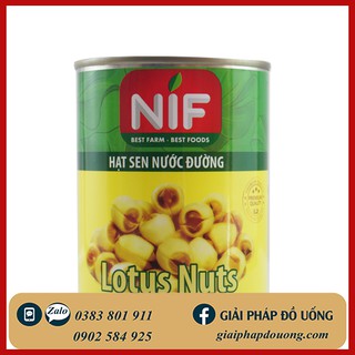 HẠT SEN ĐÓNG LON NIF 425GR