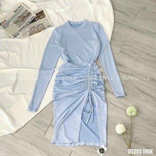 ĐẦM BODY RÚT DÂY XẺ ĐÙI