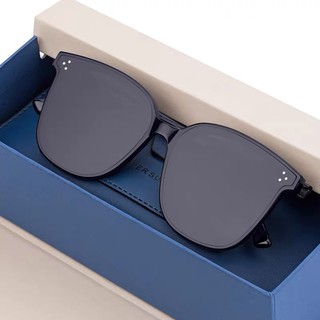  Kính mát nam nữ kính râm mầu đen khổ lớn bản oversize gọng thẳng