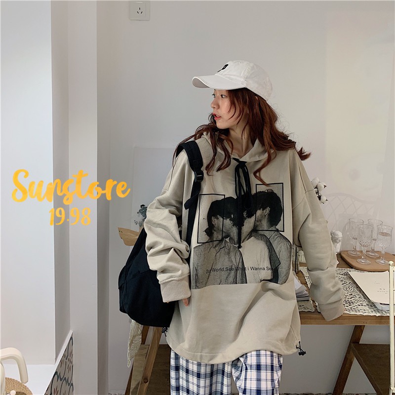 Áo hoodie nữ couple love | BigBuy360 - bigbuy360.vn