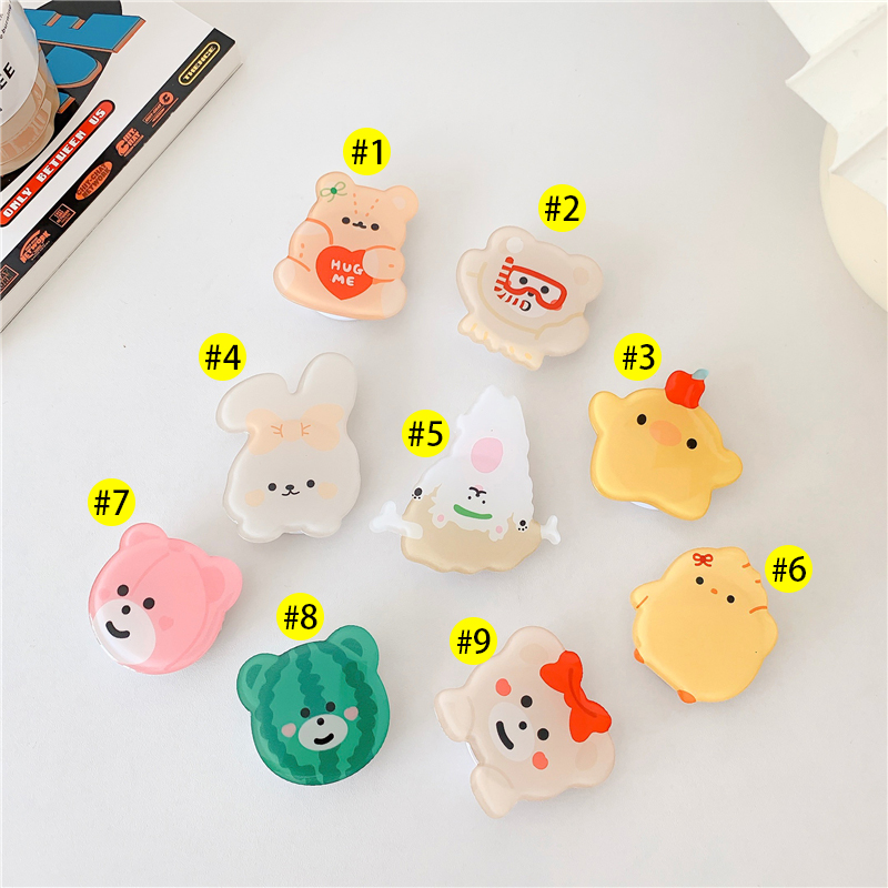 Phone Holder Funny Cartoon Folding Mobile Phone Finger Bracket Expanding Stand Disney Ring Stand