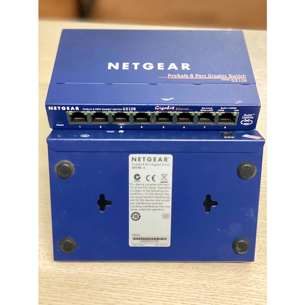 Bộ chia mạng Netgear GS108 8-Port 10/100/1000 Gigabit Switch