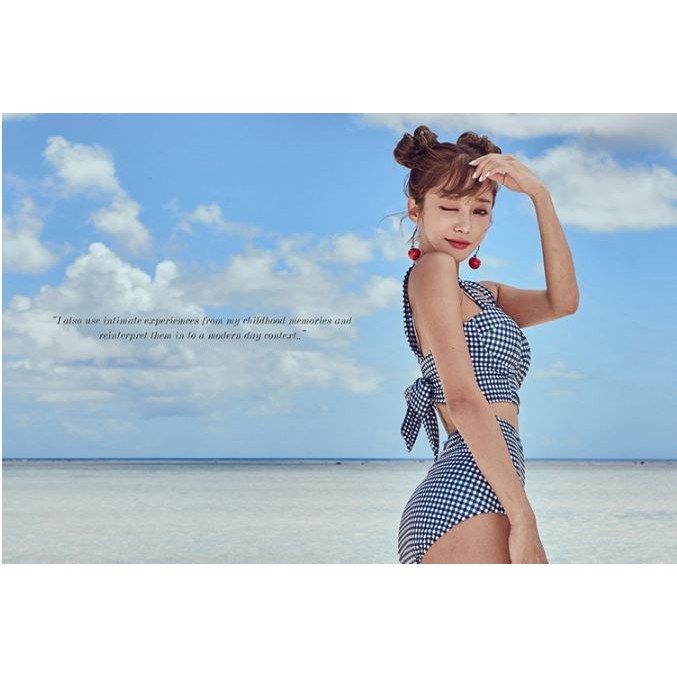 [Nhập mã FSS9SEP hoàn 20.000đ] Bikini 2 mảnh kẻ karo hàng xuất Hàn bao size từ 41 đến 70kg | WebRaoVat - webraovat.net.vn