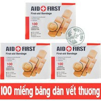 HỘP 100 MIẾNG BĂNG URGO AID FIRST