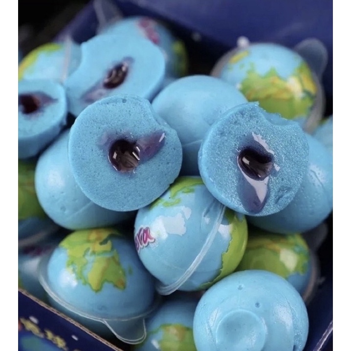 kẹo dẻo hình quả địa cầu có nhân