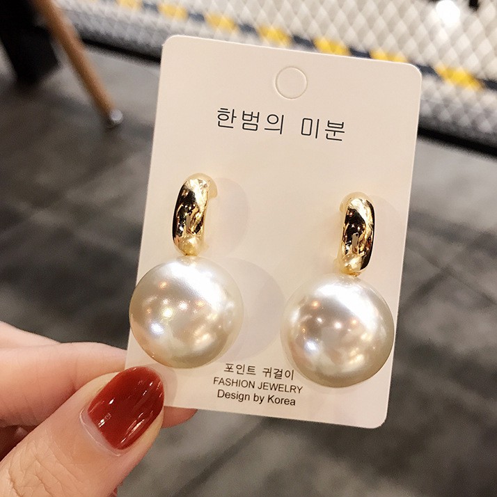 BÔNG TAI HẠT NGỌC PHONG CÁCH HÀN QUỐC SANG TRỌNG HIỆN ĐẠI - MELY 1325