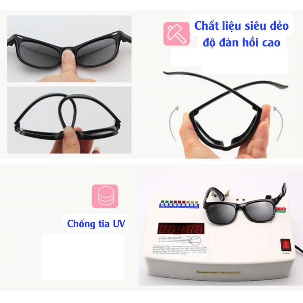 Kính mát cho bé gái kính mát bé trai cao cấp mẫu hot