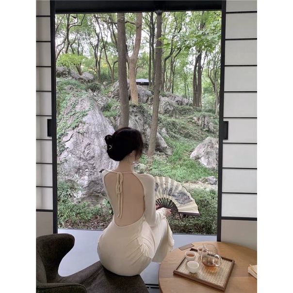 Váy body hở lưng sexy