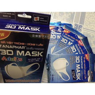 Khẩu trang 3D MASK TANAPHAR ĐÃ TIỆT TRÙNG