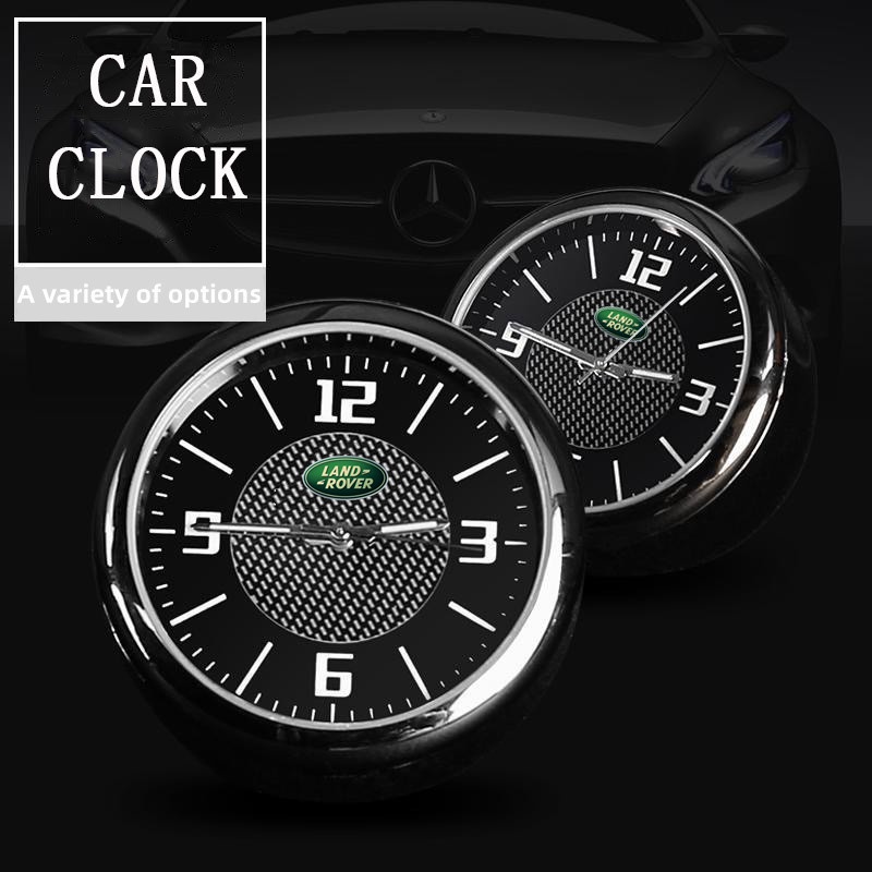 LAND ROVER Đồng hồ ô tô Đồng hồ thạch anh nhỏ Nội thất ô tô Loại dạ quang Thích hợp cho Freelander 2 Defender Range Rover Evoque DISCOVERY