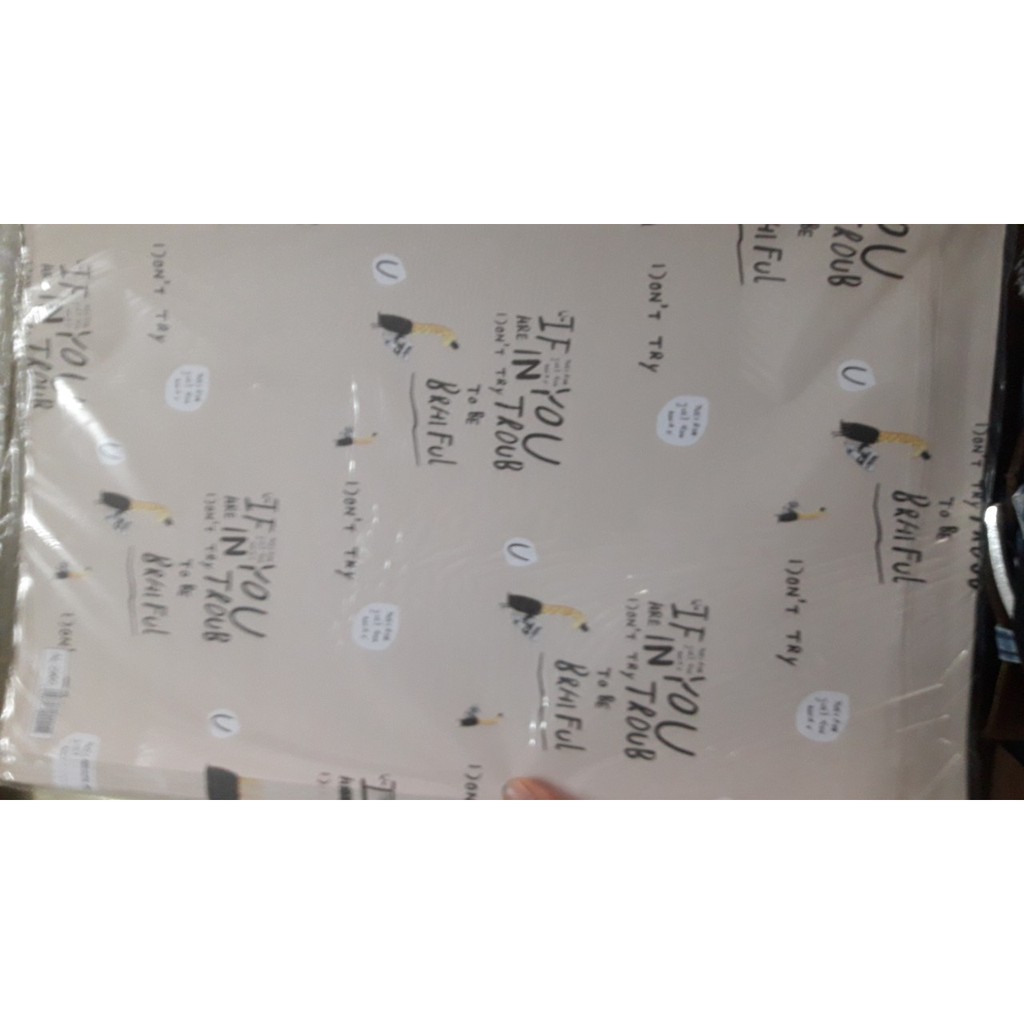 50 tờ giấy gói quà in họa tiết